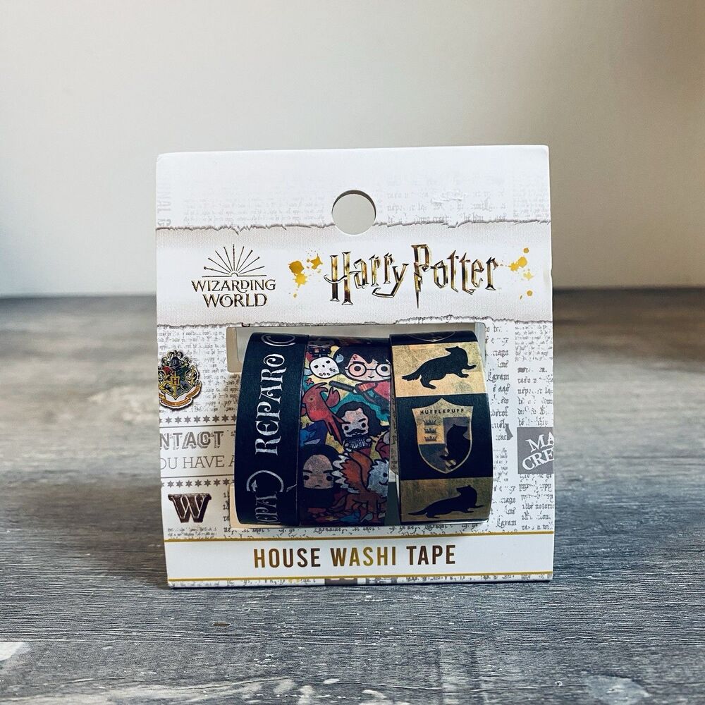 Harry Potter Hogwarts House 3 Rolls Of Washi Reparo Gryffindor Loot Crate New